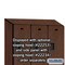 Salsbury Industries Wardrobe Locker, 45" W, 18" D, 76" H, (3) Wide, (6) Openings, Mahogany 22368MAH - alternate 5